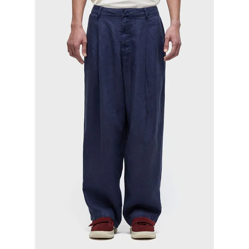 Calça alfaiataria linen new jazz Calca alfaiataria linen new jazz - azul marinho - 44