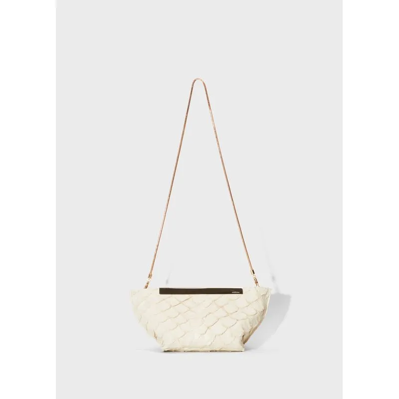Clutch pirarucu ité - off white - UN