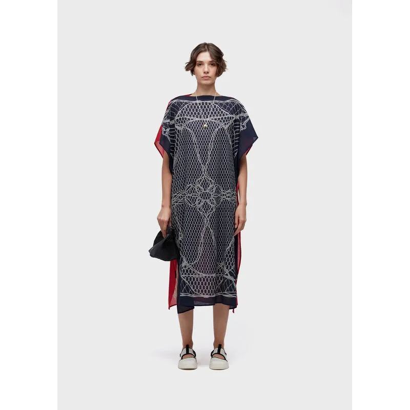 Vestido scarf knot - vermelho - UN
