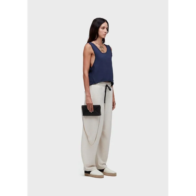 Calça pregas linen Calca pregas juta - natural - G
