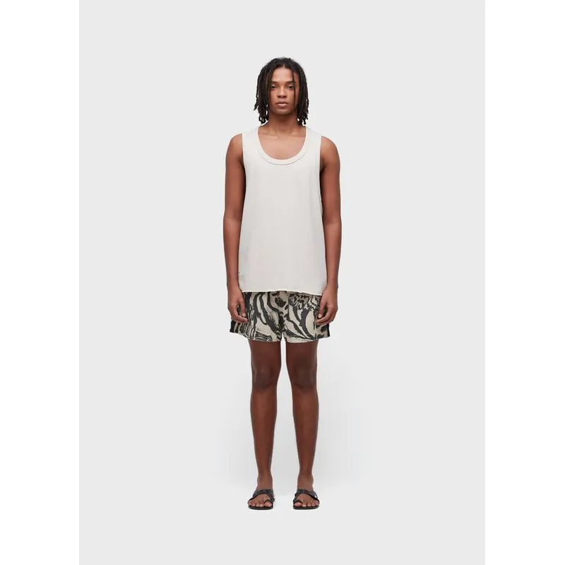 Short linen pj concha noturna - preto - M