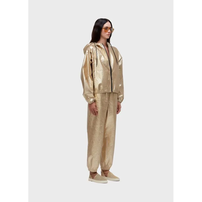 Calça tyvek double face - dourado - G