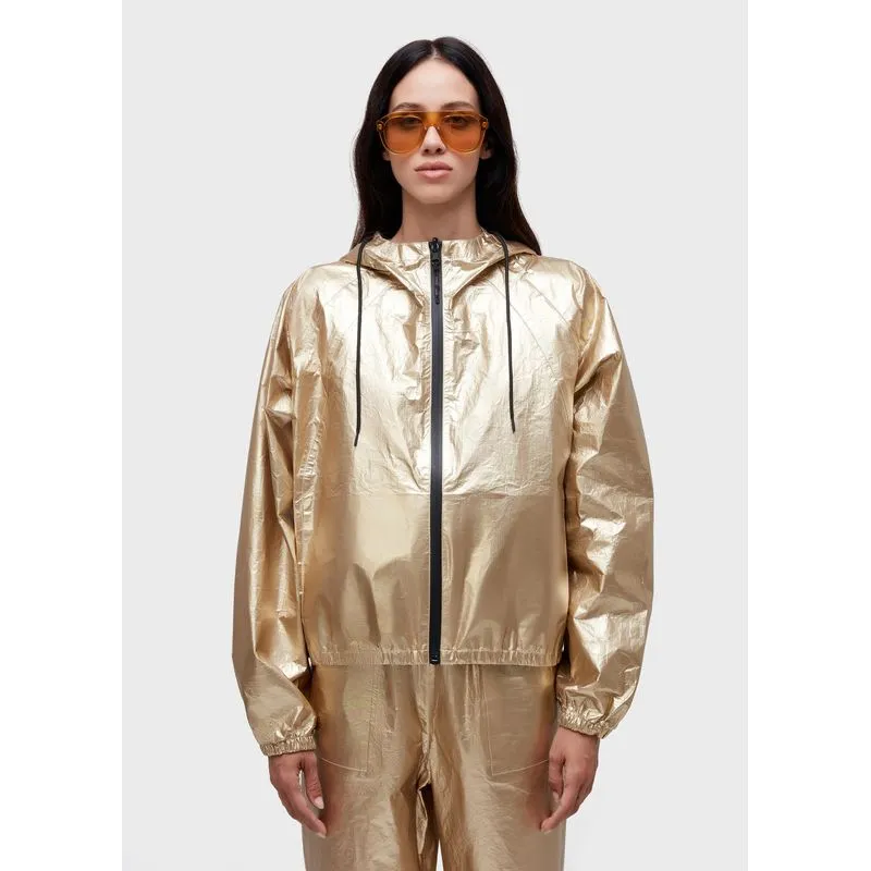 Casaco tyvek double face - dourado - P