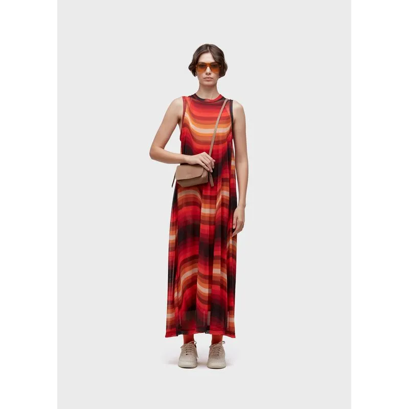 Vestido tule ipanema - laranja - G