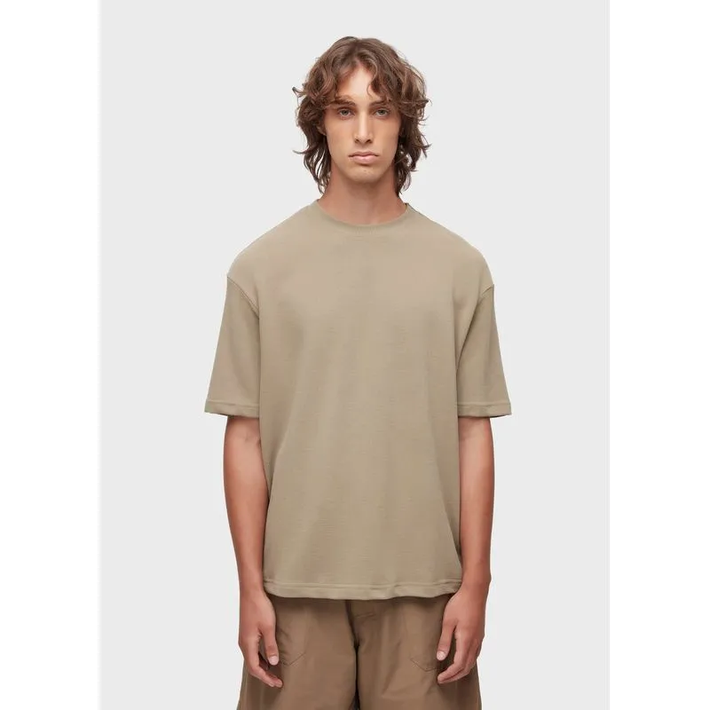T-shirt over osklen signature T-shirt over weave mc - bege - M