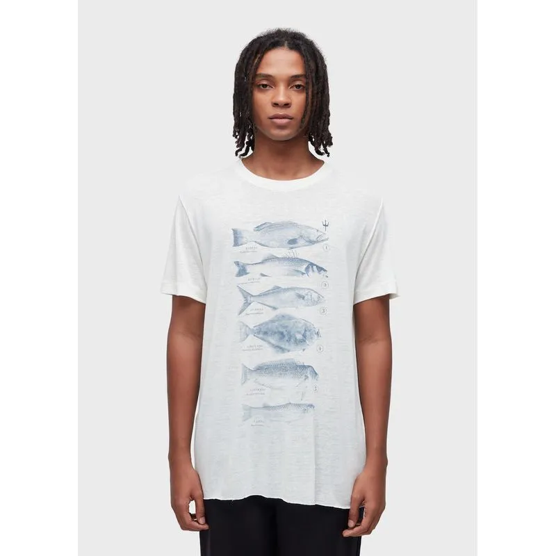 T-shirt peixes species mc T-shirt peixes species caiçara mc - off white - M