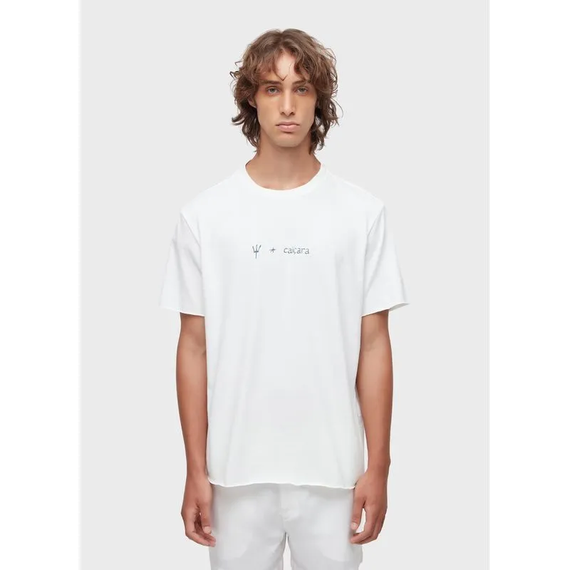 T-shirt rustic tridente caiçara mc - off white - P