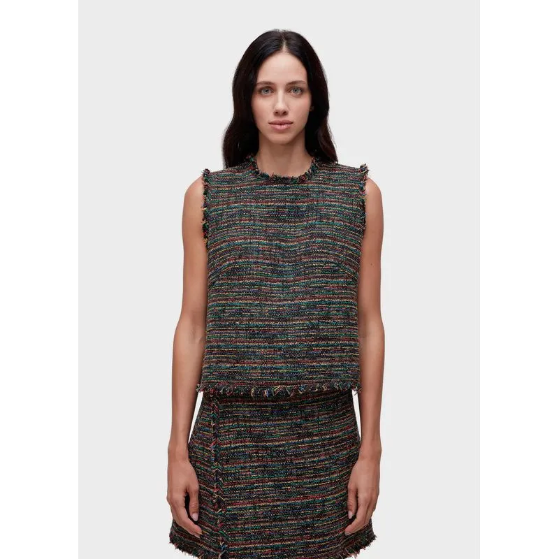 Sleeveless texture colors - colorido - M