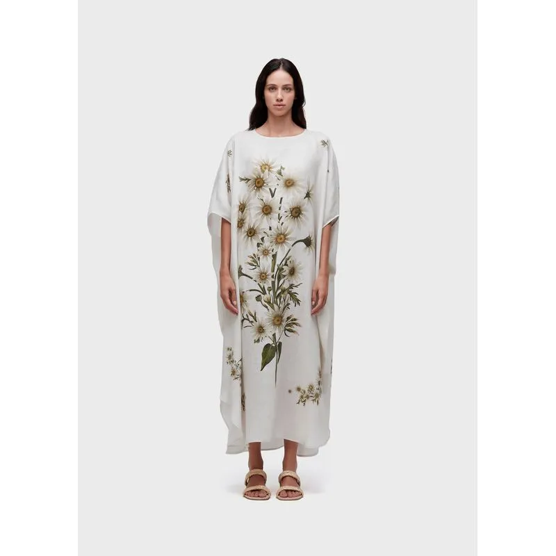 Kaftan daisy light - off white - UN