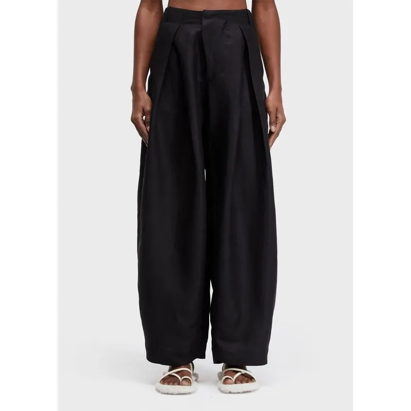 Calça linen pregas Calca linen pregas - preto - 42
