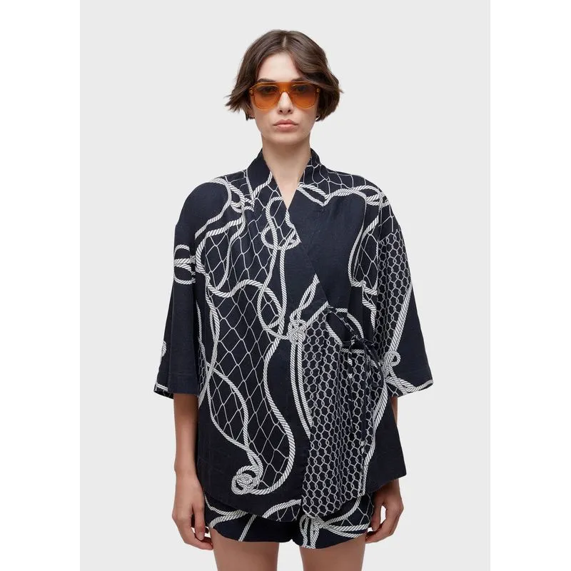 Kimono knot blue Kimono ml knot blue - azul - G