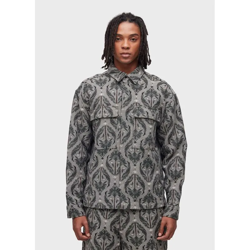 Jaqueta jacquard imperial - off white - P