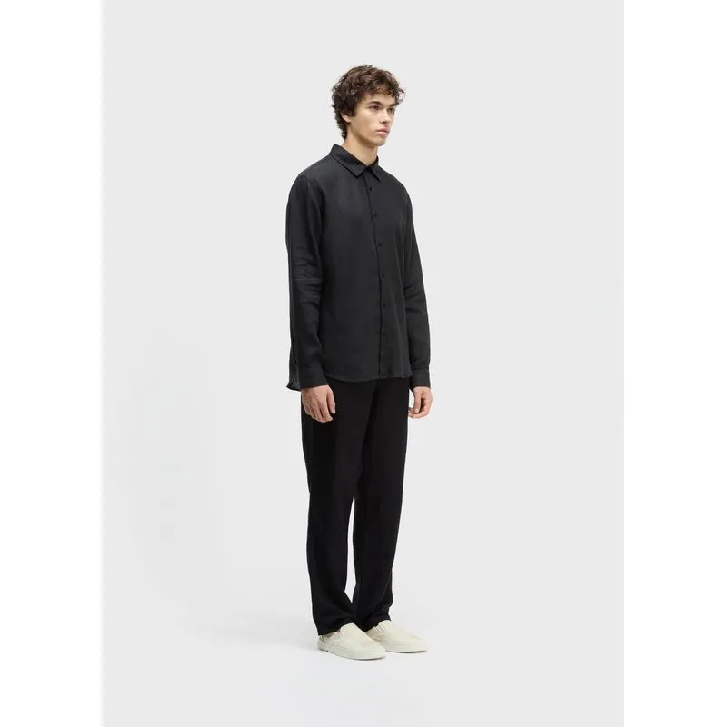 Calça alfaiataria fluid linen Calca alfaiataria fluid linen - preto - 48