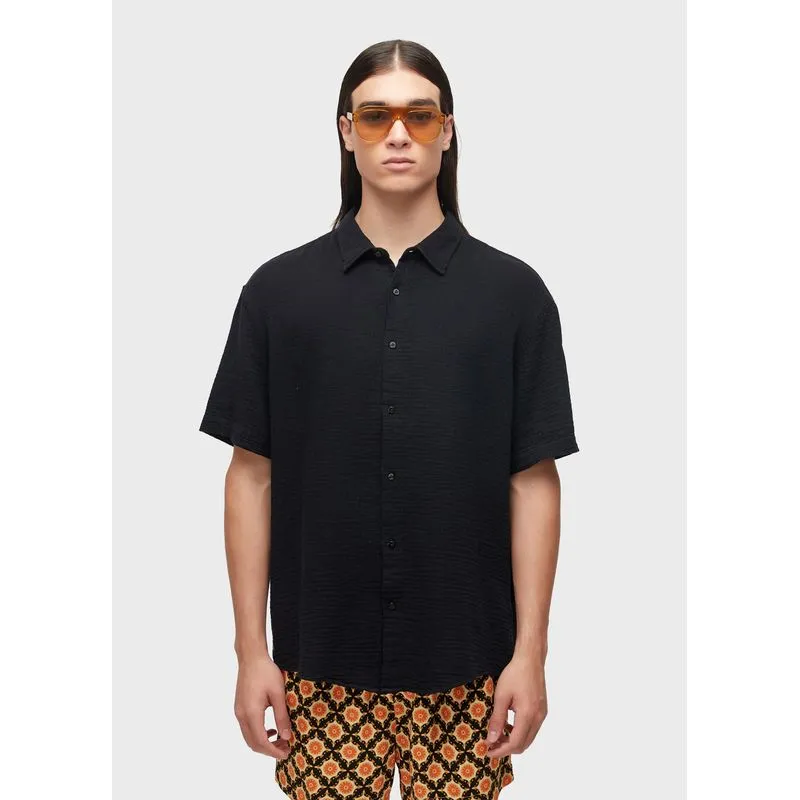 Camisa cotton wavy mc - preto - GG