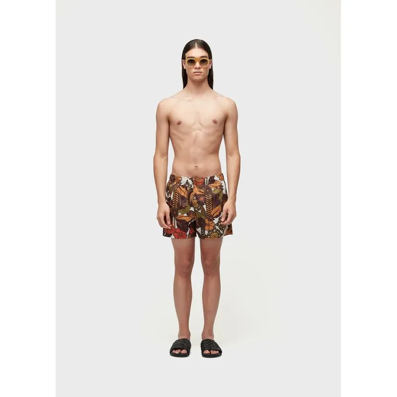 Beach short aquaone flex garden party - off white - G