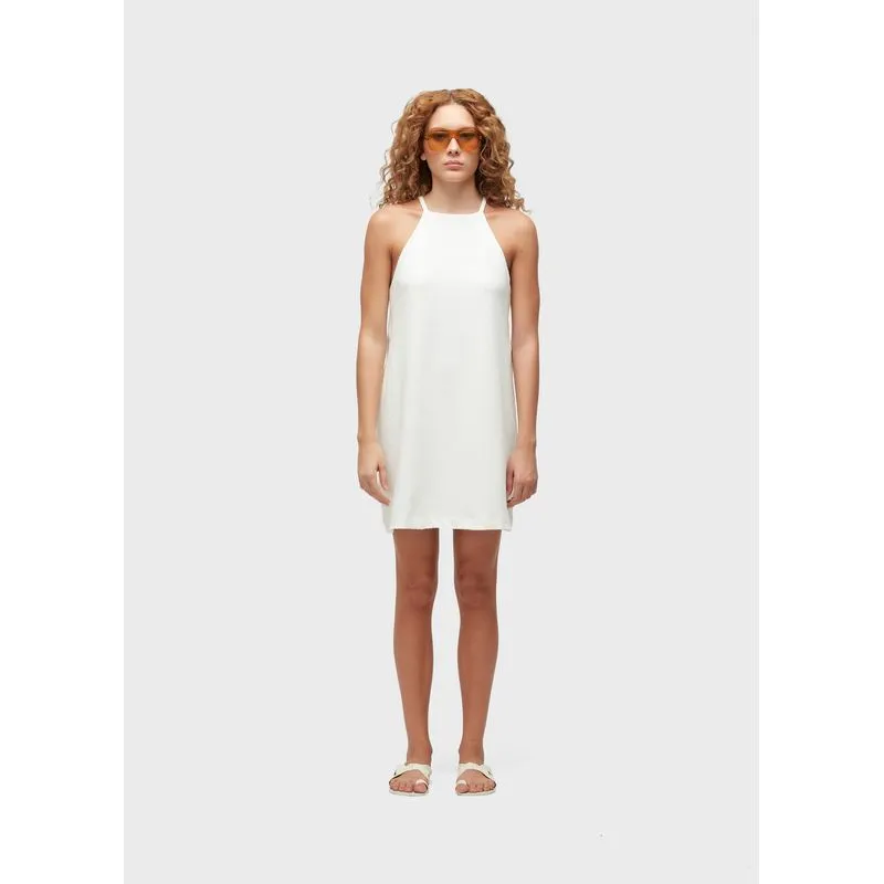 Vestido curto malha textura Vestido fem curto malha textura - off white - P