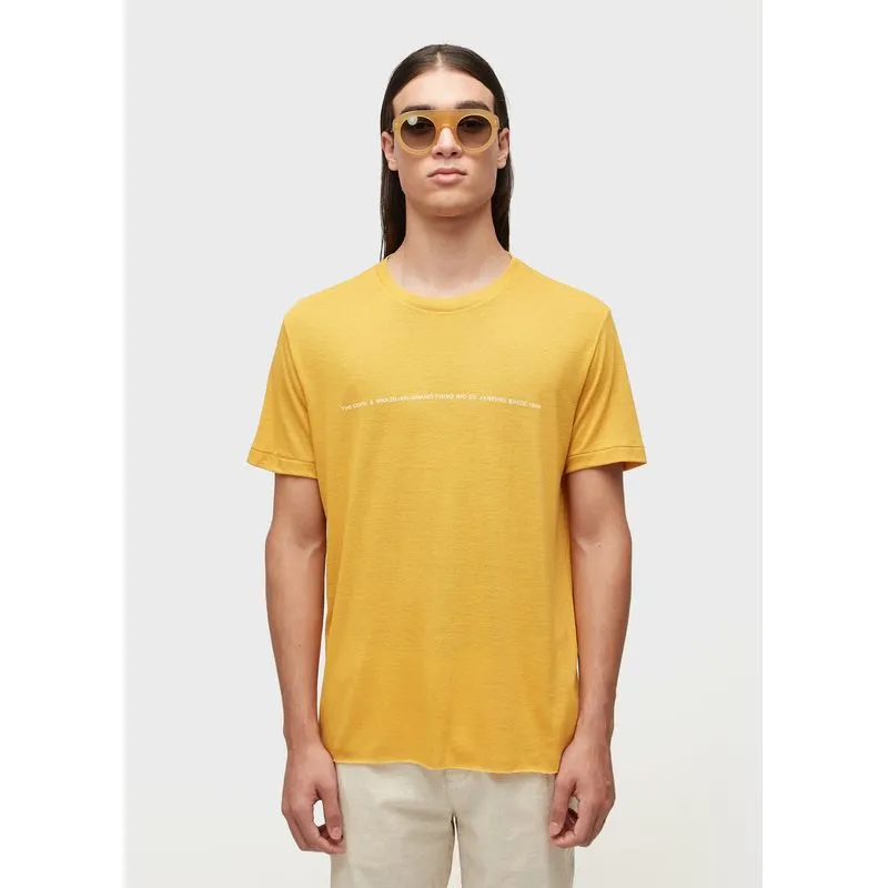 T-shirt light linen coolandbrazilian mc - amarelo - M