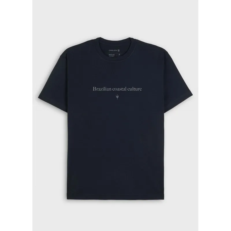 Big shirt brazilian coastal culture mc - azul marinho - G