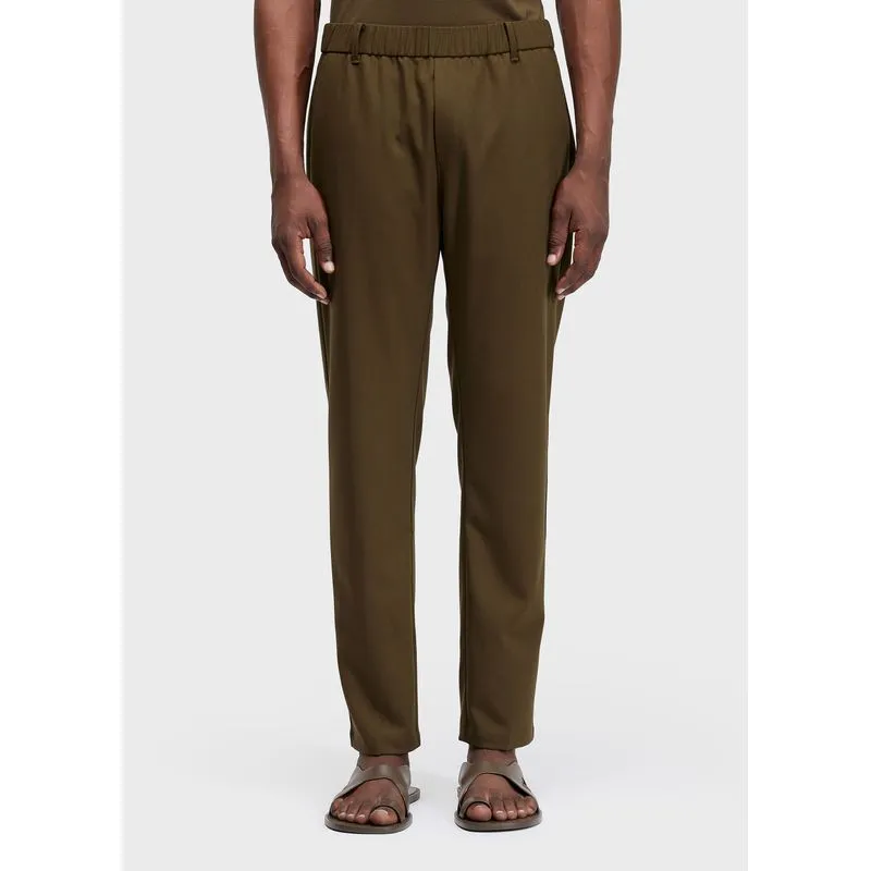 Calça alfaiataria knit Calca alfaiataria knit - marrom - 38