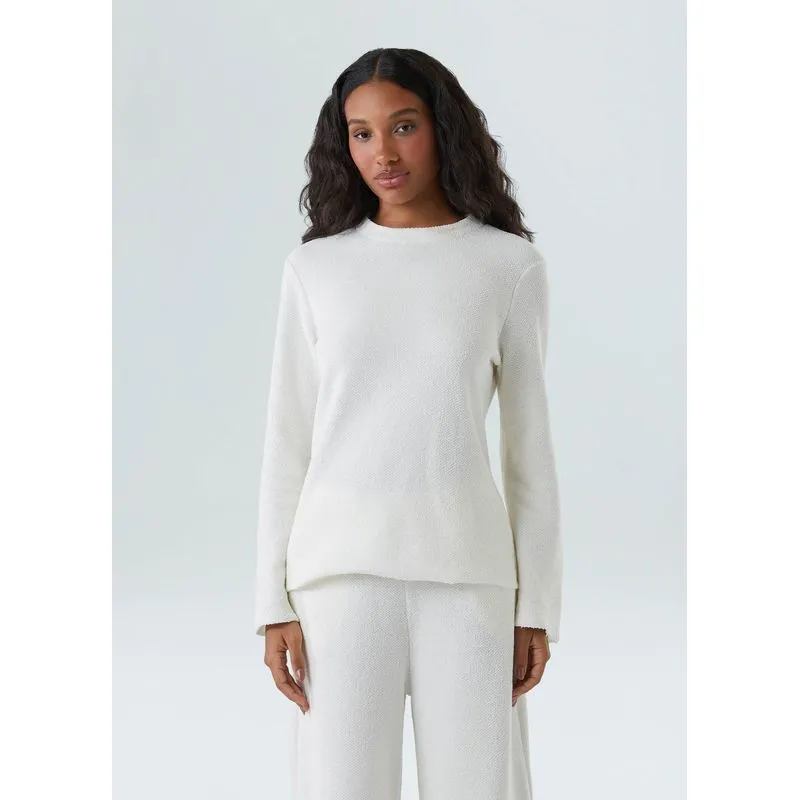 Blusa mangas eco comfy - off white - P