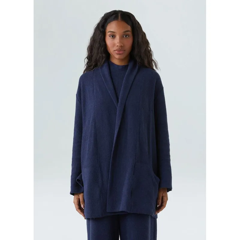 Cardigan eco comfy - azul marinho - M