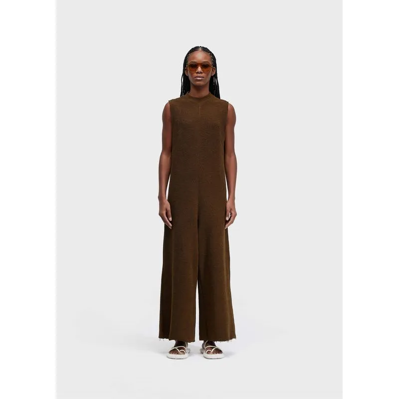 Macacão gola eco comfy Macacao gola eco comfy - marrom - M