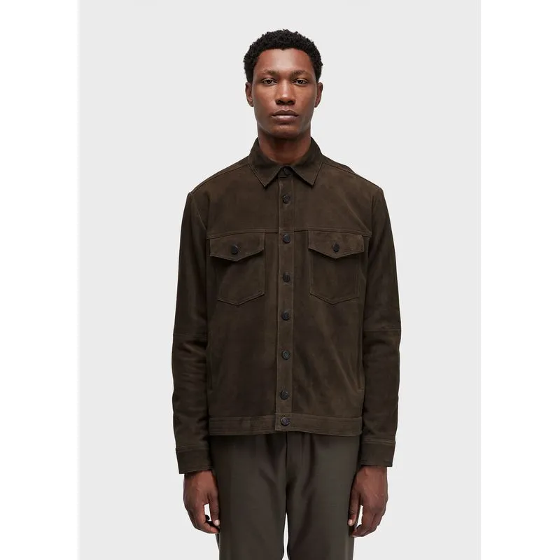 Jaqueta over leather Jaqueta masc over leather - marrom - G