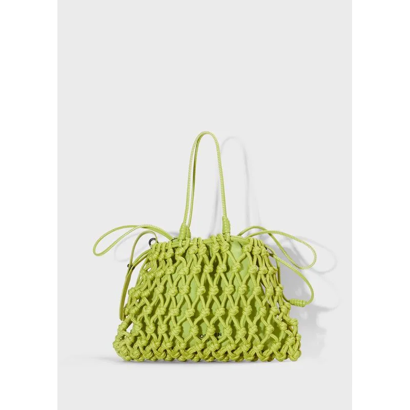 Bolsa color macrame - verde neon - UN