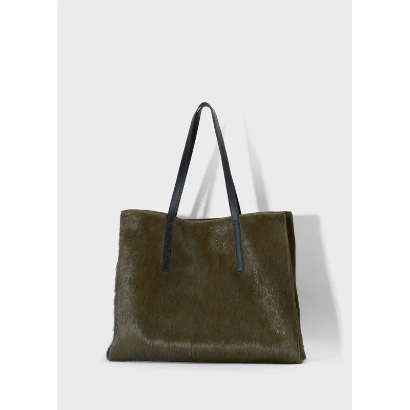 Bolsa tote ivy pelo - verde forest - UN