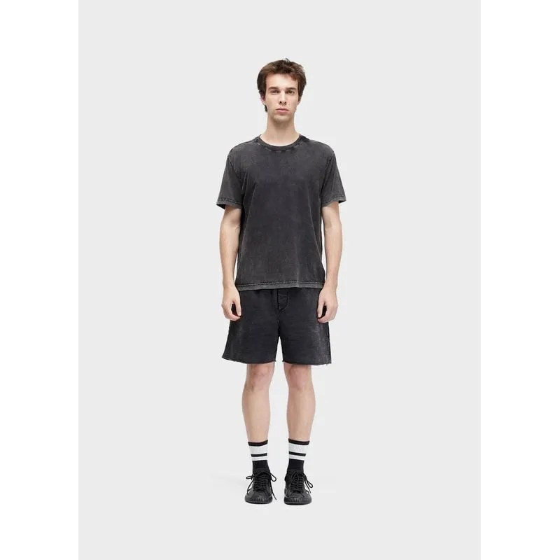 Bermuda moletom old rust - preto - G