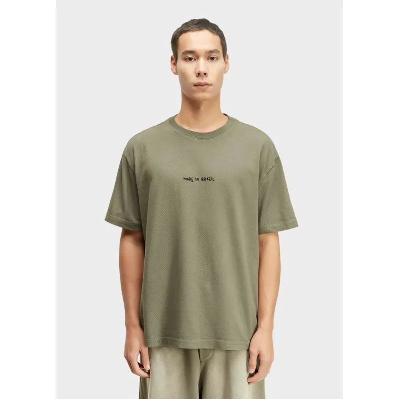 T-shirt made in brazil bordado mc - verde forest - G
