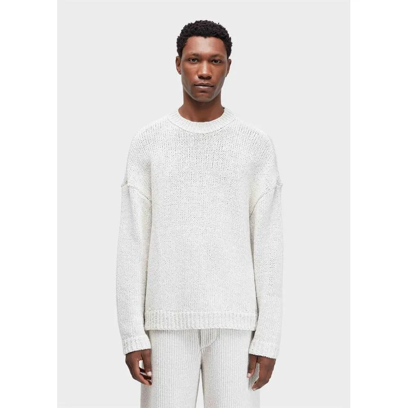 Sweater tricot light e-fabric rustic - areia - M