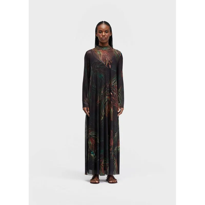 Vestido longo tule pupa Vestido longo ml tule pupa - preto - P