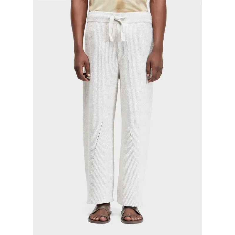 Calça tricot recycled cotton Calça tricot e-fabric rustic - areia - GG
