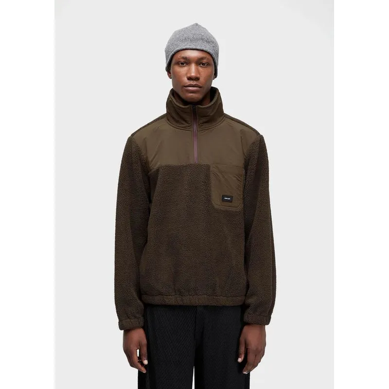 Casaco fleece trkk ripstop - marrom - GG