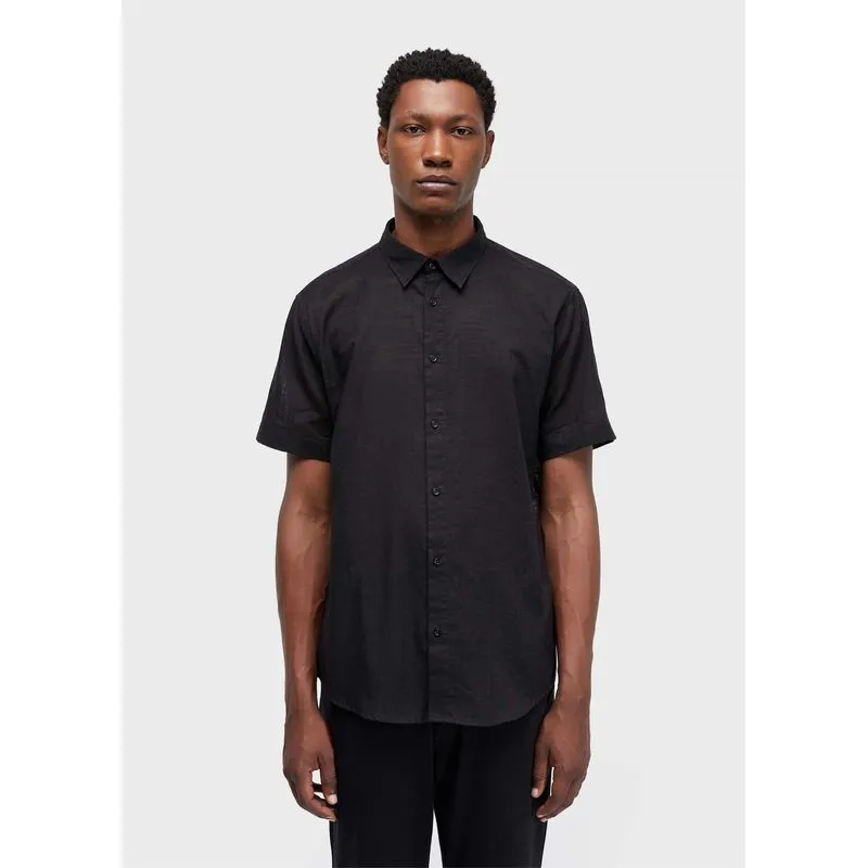Camisa new texture color mc - preto - M