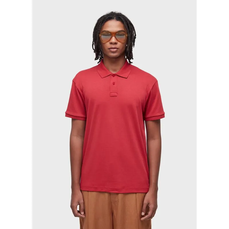 Polo supersoft - vermelho - G