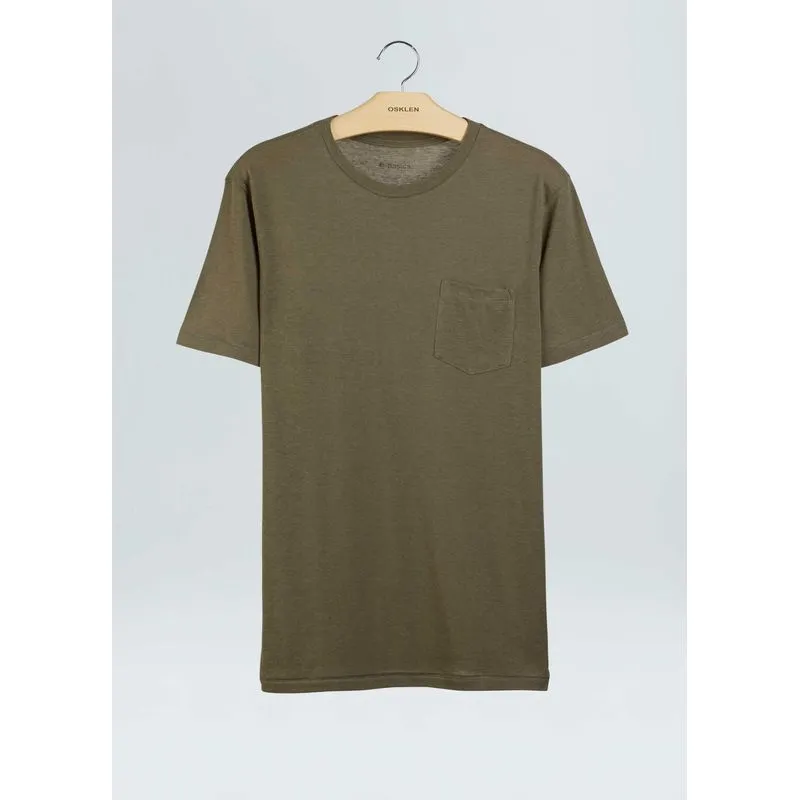 T-shirt rustic pocket e-basics ii T-shirt rustic pocket e-basics mc ii - verde oliva - M