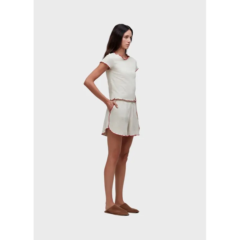 Short rug Short fem rug - off white - G