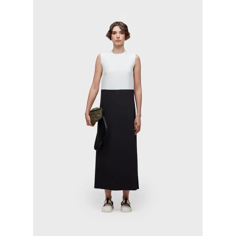 Vestido superlight double face bicolor - off white - G