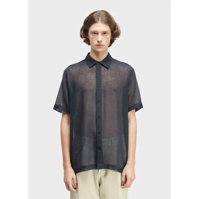Camisa cotton caiçara mc - azul marinho - M