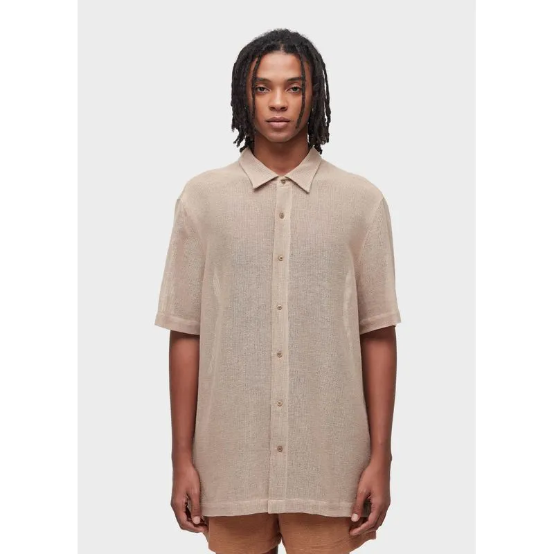 Camisa cotton caiçara mc - areia - P
