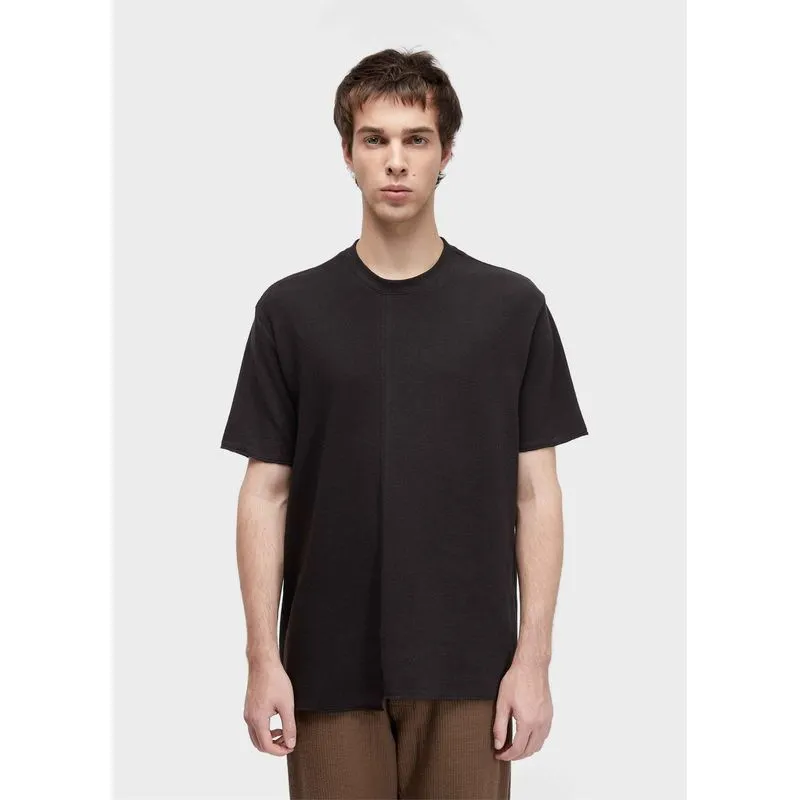 T-shirt mix quadrile asymmetric mc - preto - P