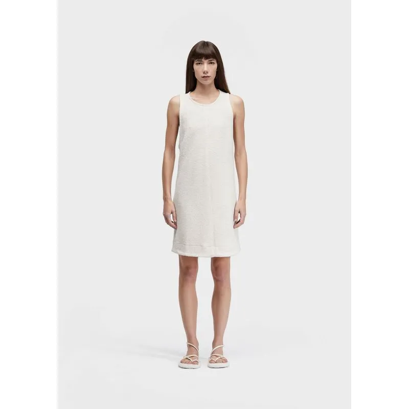 Vestido nadador moletom eco - off white - G