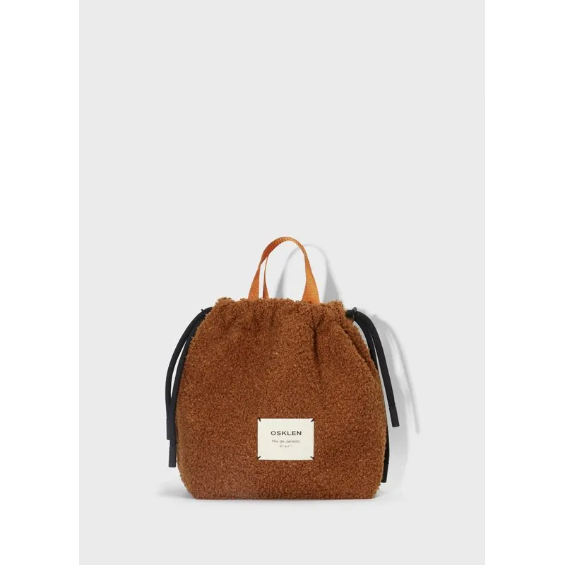 Bolsa fleece large - bege - UN