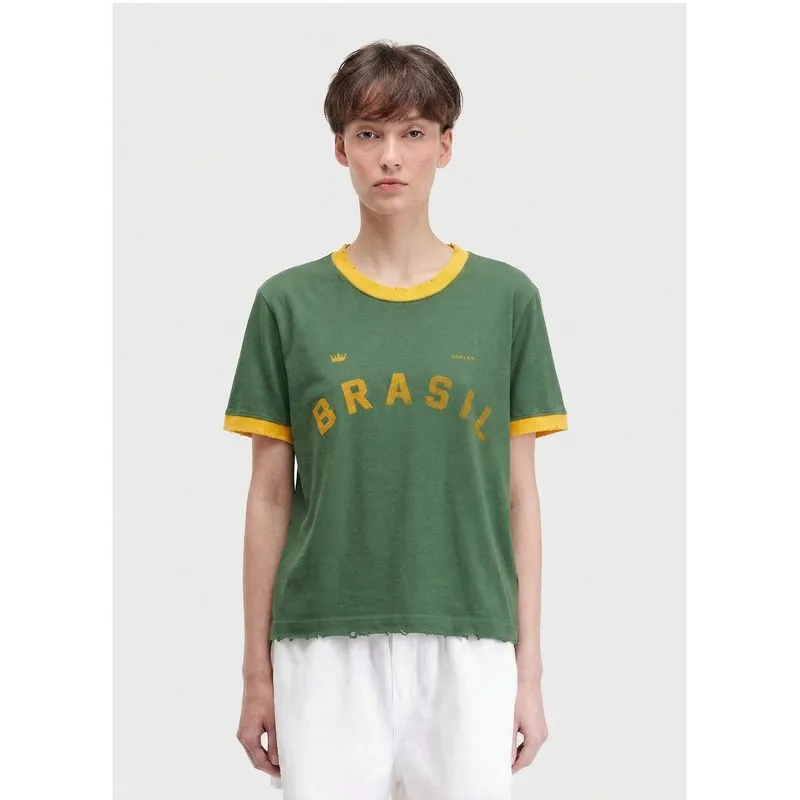 T-shirt football series T-shirt fem football series - verde forest - M
