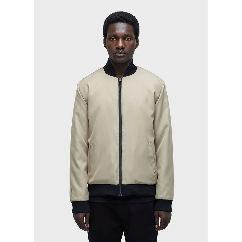 Jaqueta bomber double plain - cinza - GG
