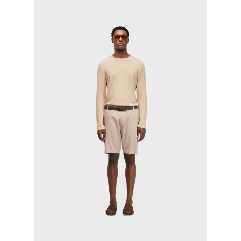 Bermuda alfaiataria basic linen - natural - 44
