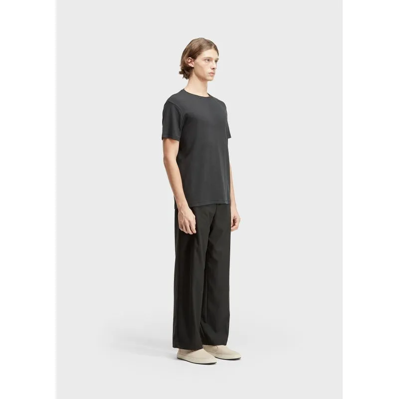 Calça alfaiataria straigh knit Calça alfaiataria straight knit - preto - M