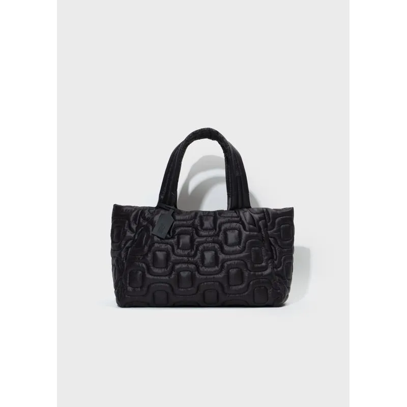 Bolsa tote matelasse calcadao - preto - UN